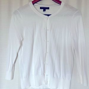 Banana Republic Silk Blend Cardigan Sweater Button Up